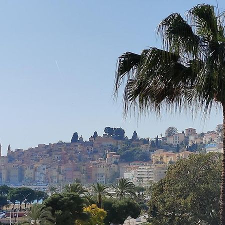 Menton Bord De Mer Studio Calme Avec Balcon, Ascenseur, Climatisation, Ideal Location Quiet Near Sea, Balcony, Elevator, Ac Экстерьер фото